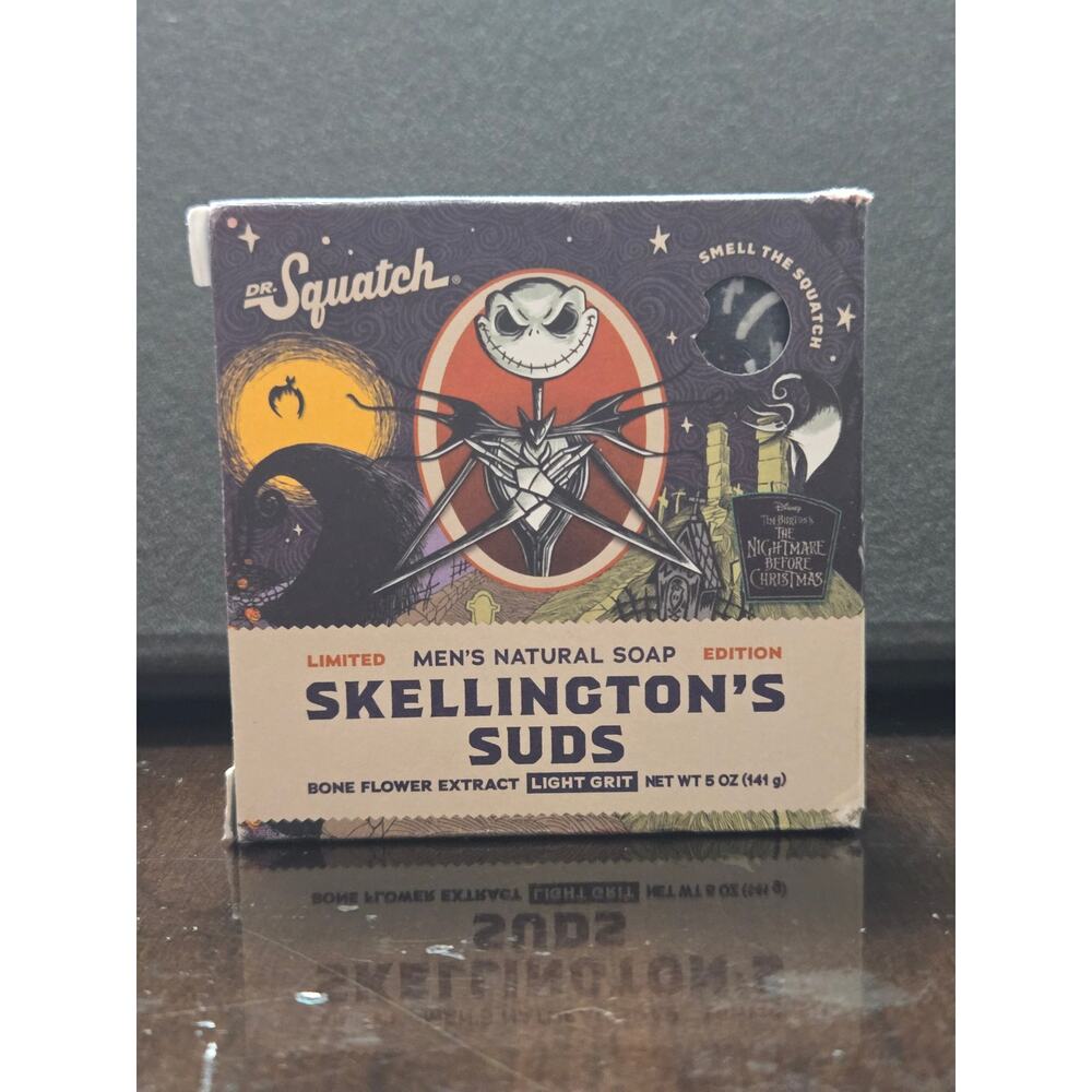 Dr. Squatch Soap - Skellington's Suds- Unopened